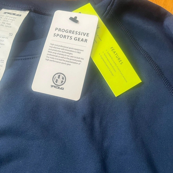Tsla (Tesla) navy blue compression shirt, XXL - Picture 3 of 3